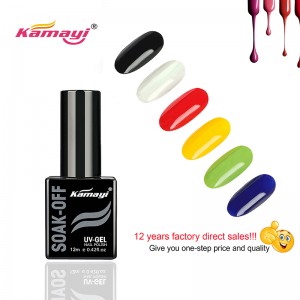 Kamayi Kina-producent 72 farver LED Natural Gel Polish Blødgør gelfarve Privat etiket UV neglelakpolering